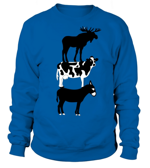 Moose-Cow-Mule Men's Sweatshirt