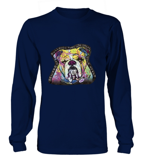 English Bulldogs Colorful Graphic Long sleeved Unisex