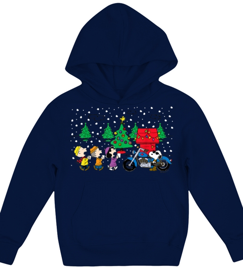 Peanuts Snoopy Holiday Cool Caroling Kids Hoodie