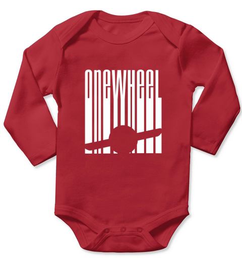 Onewheel Gift Vintage Retro Onewheel Owner Long Sleeve Baby One-Piece