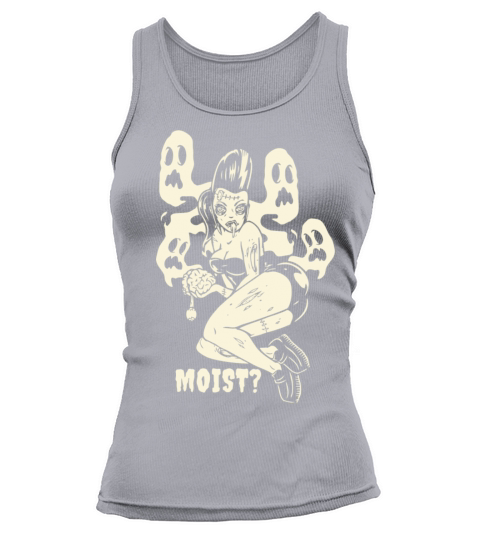 Horror Art Goth Girl Brain Eater Moist Psychobilly Women's Tank Top