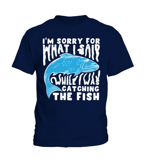 Funny Fishing Lover Fish Fisherman Gift Kids T-Shirt