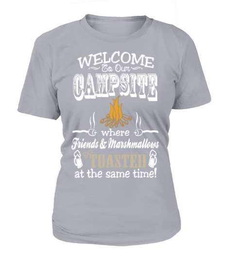 Camping - Welcome to our campsite for camping lo Women's T-Shirt