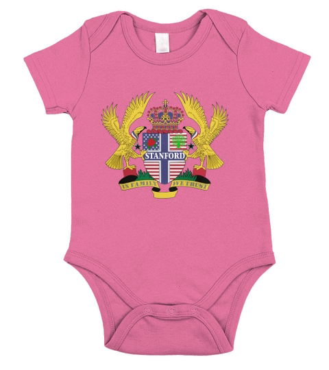 Stanford Family Crest For American People - Stanford Family T-Shirt, Hoodie, Sweatshirt Short Sleeve Baby One-Piece