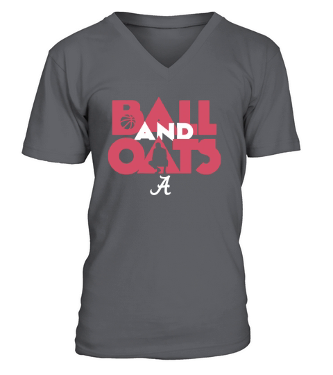 Ball & Oats Licensed by Alabama Basketball Shirt Men's V-Neck T-shirt