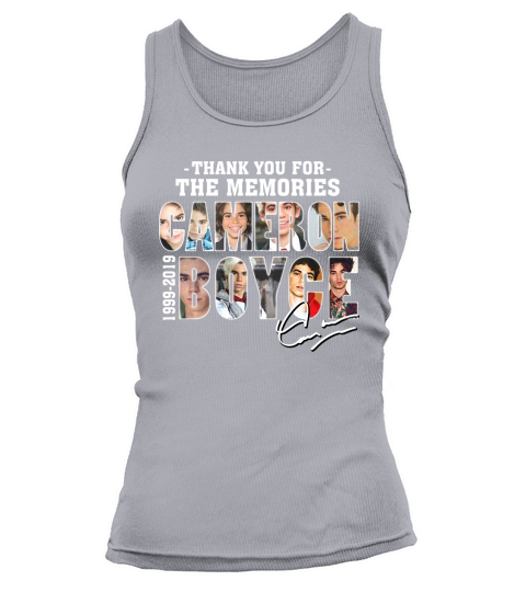 Thank you for the memories Cameron Boyce 1999-2019 signature shirt Tank top Woman