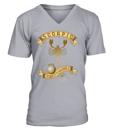 Scorpio October 23 to November 21 Men's V-Neck T-shirt