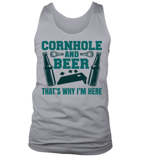 Cornhole and Beer Toss funny Cornhole Outfit hole Men's Tank Top