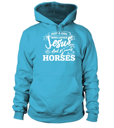 Jesus And Horses Horse Lover Girls Women Horseback Women's Hoodie