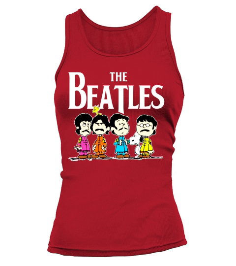 The Beatles and snoopy Tank top Woman