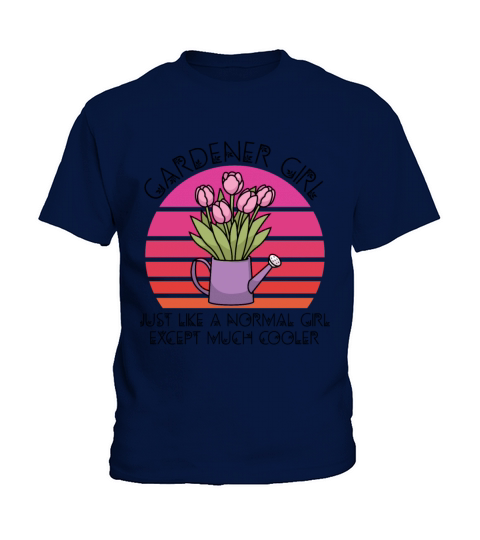 Gardener girl except much cooler Kids T-Shirt