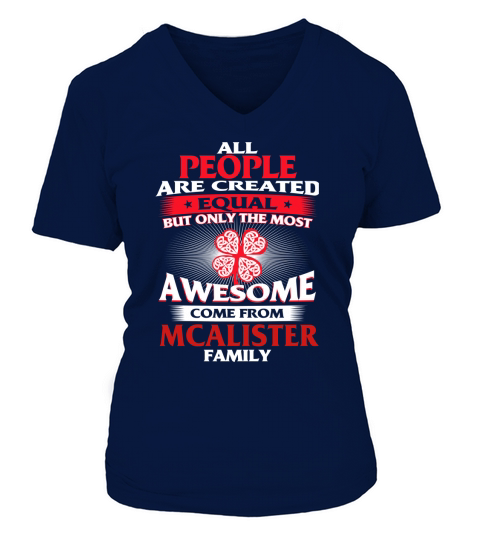 Its a Mcalister Thing You Wouldnt Understand - Name Custom T-Shirts V-neck T-Shirt Woman
