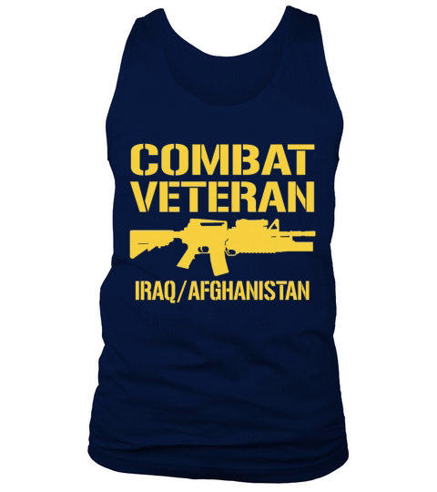 Combat Veteran Iraq and Afghanistan Men's Tank Top