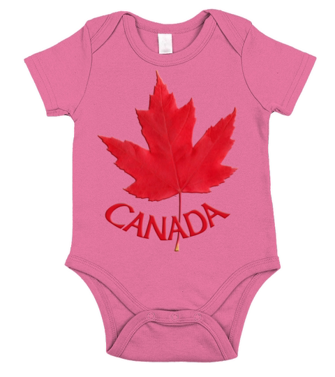 Canada Souvenir Shirts Canada Maple Leaf Gifts Short Sleeve Baby One-Piece