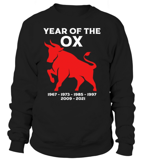 Year Of The Ox Chinese Horoscope Lunar New Year Women's Sweatshirt