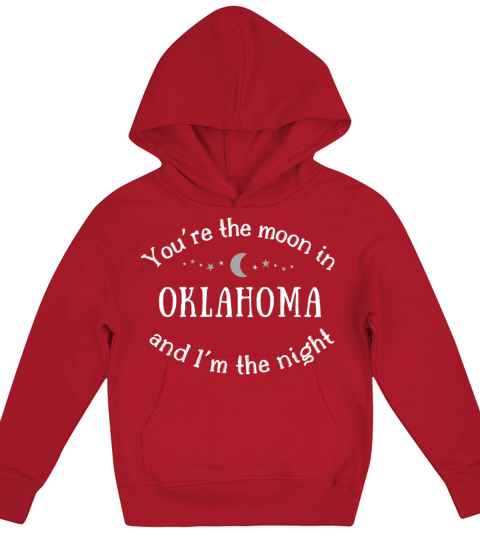 Zach Bryan ly Youre the moon in Oklahoma Kids Hoodie