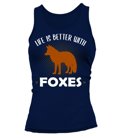 Fox Forest Animal Lovers Quote Gift Tank top Woman
