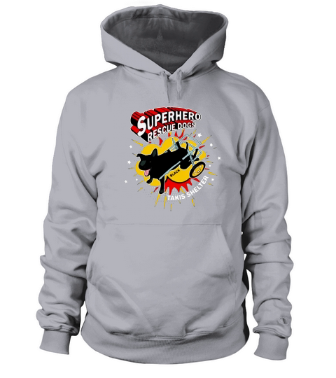 Superhero Rescue Dogs Takis Shelter Featuring Black Women's Hoodie