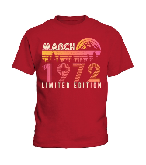 1972 March Vintage Limited Kids T-Shirt