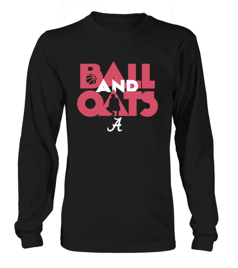 Ball & Oats Licensed by Alabama Basketball Shirt Women's Long Sleeve
