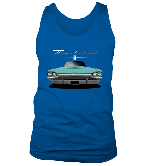 1965 Thunderbird Front Brittany Blue Tank Top Unisex