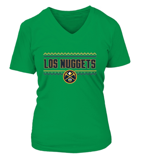 Los Nuggets Logo V-neck T-Shirt Woman