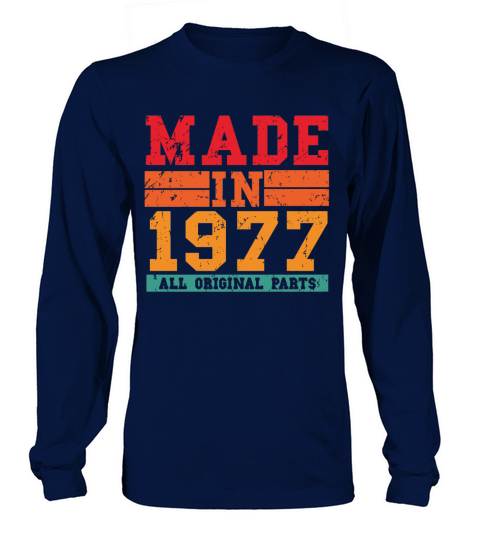 1977 Birthday Vintage Saying Women's Long Sleeve