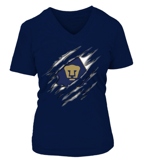scratch -pumas V-neck T-Shirt Woman