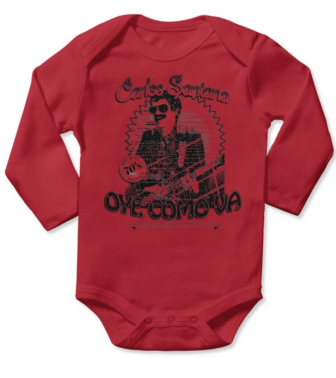 Carlos Santana Long Sleeve Baby One-Piece