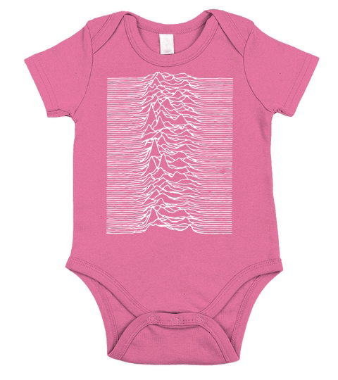 UNKNOWN PLEASURES JOY DIVISION FACTORY RECORDSENGLISH ROCK BAND Short Sleeve Baby One-Piece
