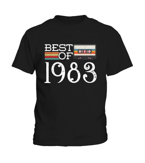 1983 Vintage 37 th Birthday Anniversary Gift Kids T-Shirt