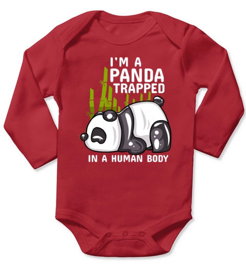 Panda Long Sleeve Baby One-Piece