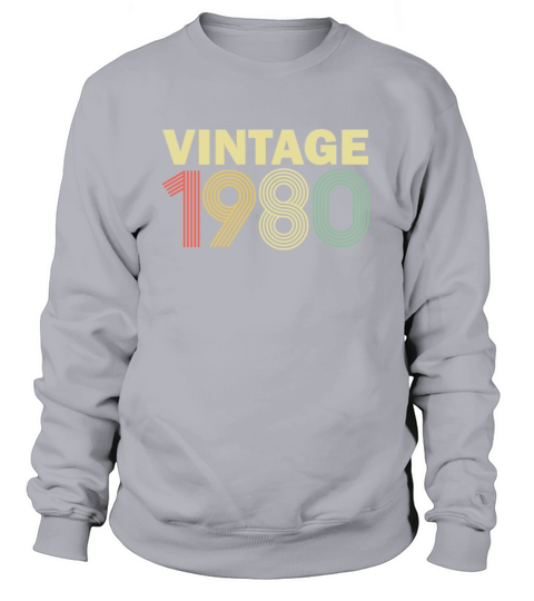 Vintage 1980 gift Women's Sweatshirt