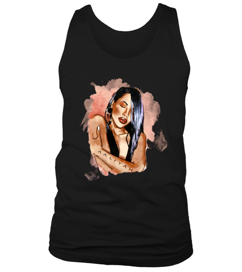 Aaliyah Watercolor Art Tank Top Unisex