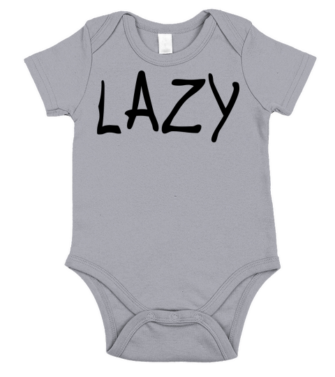 LAZY Short Sleeve Baby One-Piece