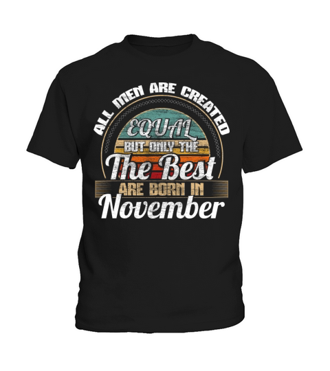 November Birthday Celebration Novemberboy Gift Kids T-Shirt