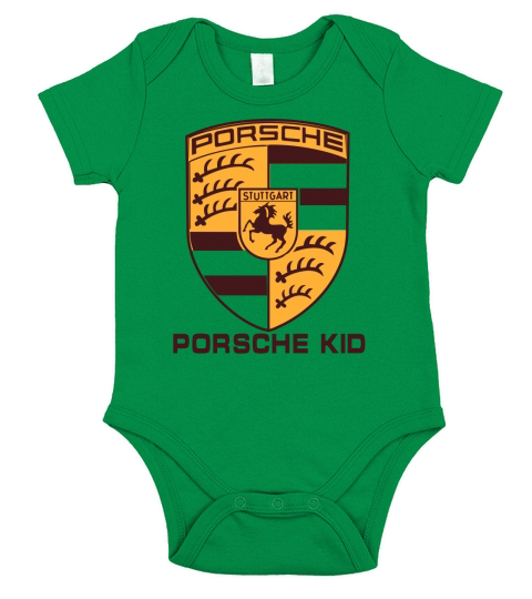 Porsche kid Short Sleeve Baby One-Piece
