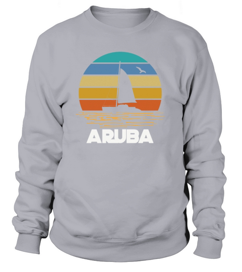 Retro Aruba Yacht Aruban Yachtsman Summer Women's Sweatshirt