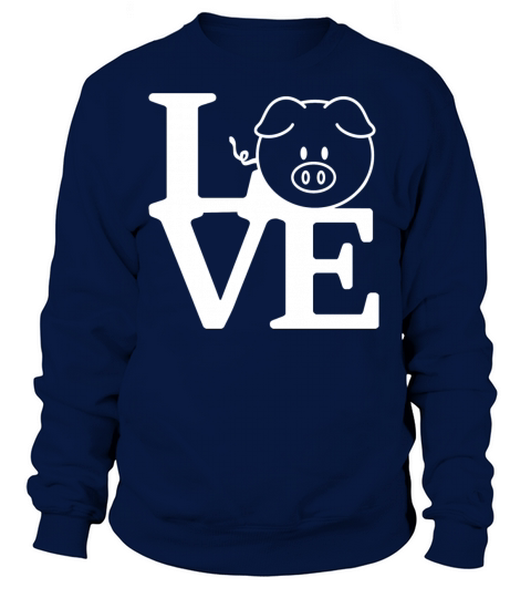 I Love Pigs 2 WHT Women's Sweatshirt