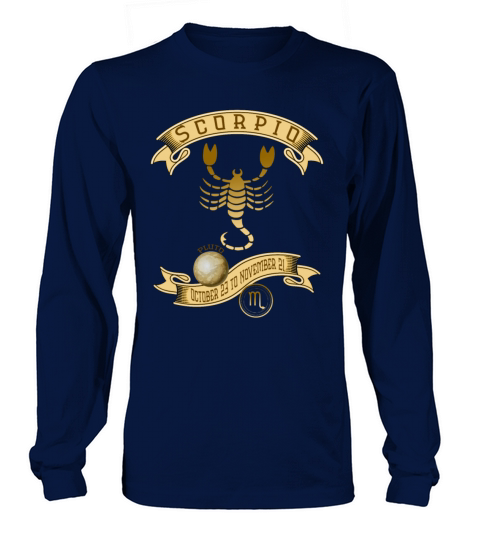Scorpio October 23 to November 21 Men's Long Sleeve