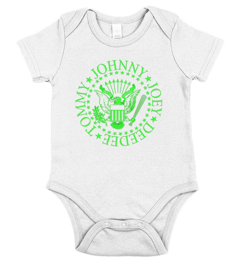 Ramones Green Seal Short Sleeve Baby One-Piece