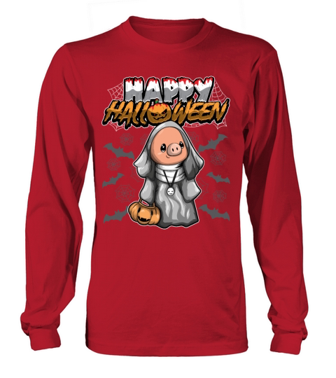 Happy Halloween Disguised Pig Piglet Women's Long Sleeve