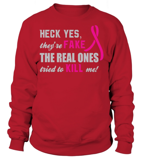 Breast Cancer Awareness Funny T shirt Women's Sweatshirt