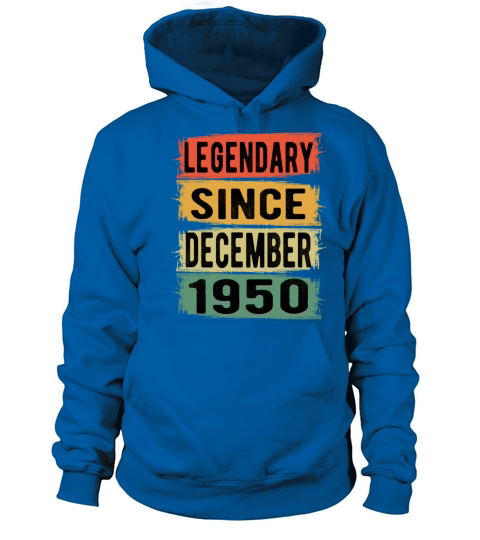 Birthday Retro Legendary December 1950 Women's Hoodie