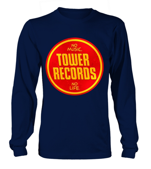 VINTAGE TOWER RECORDS Long sleeved Unisex