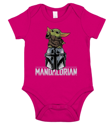 Mandalorian Cute Baby Short Sleeve Baby One-Piece