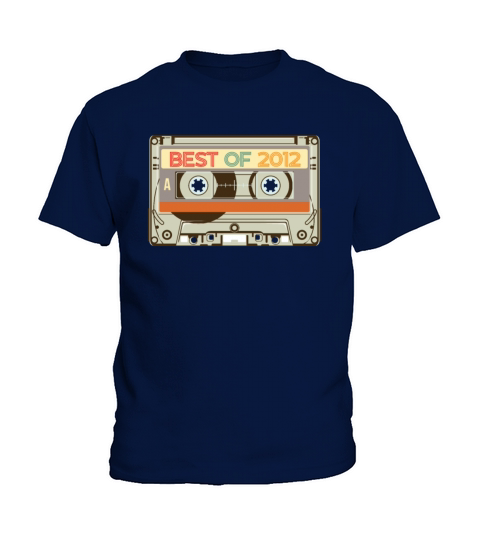 Vintage Cassette Tape Birthday Gifts Retro Born Kids T-Shirt