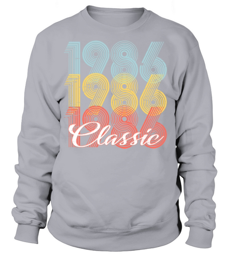 Classic Vintage 35th birthday Shirt Born In 1986 Women's Sweatshirt