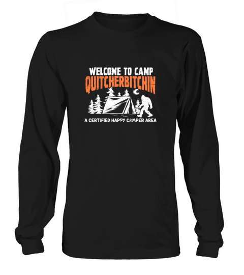 Bigfoot Welcome To Camp Quitcherbitchin Women's Long Sleeve