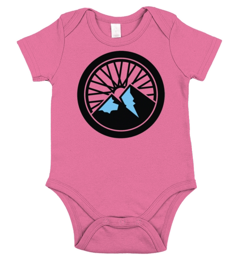 Mountain Bike Short Sleeve Baby One-Piece